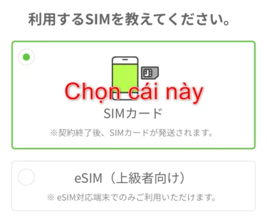 Cách đăng ký sim linemo của Softbank